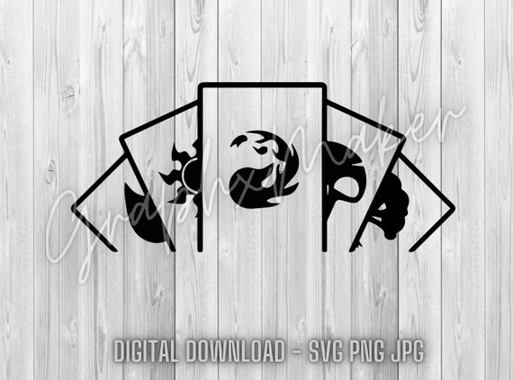 Magic the Gathering Stacked Cards with Symbols Design SVG JPG PNG - Mtg - Magic Phyrexian Magic Symbols Magic the Gathering Stacked Cards with Symbols Design SVG JPG PNG - Mtg - Magic Phyrexian Magic Symbols