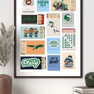 Philadelphia Eagles Matchbox Set: Philly Football Party Favors