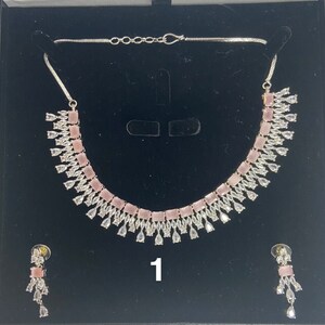 American Diamond / Cubic Zirconia Necklace set
