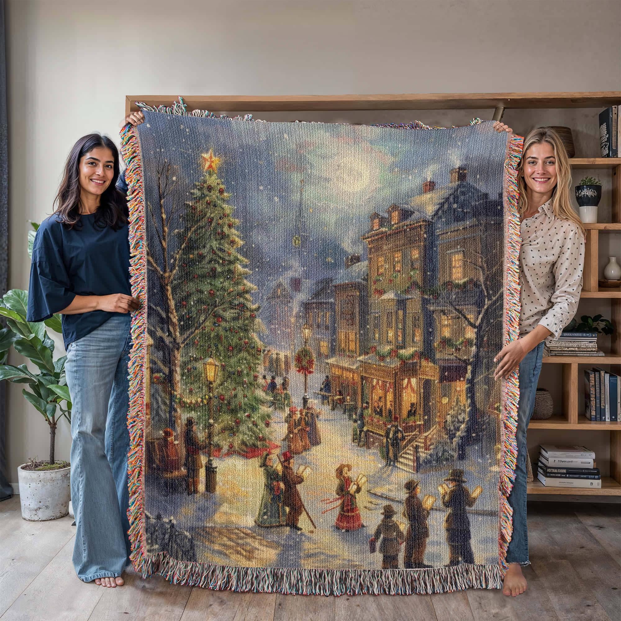 Christmas Carol Throw - Etsy