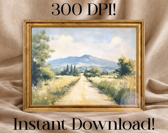 Vintage French Country Wall Art, Printable Digital Print, Cottagecore Farmhouse Instant Download