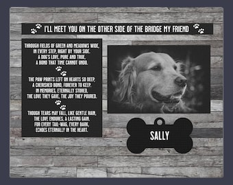 Personalized Dog Memorial Gift, Pet Portrait Art, In Loving Memory  Remembrance, Pet Loss Portrait