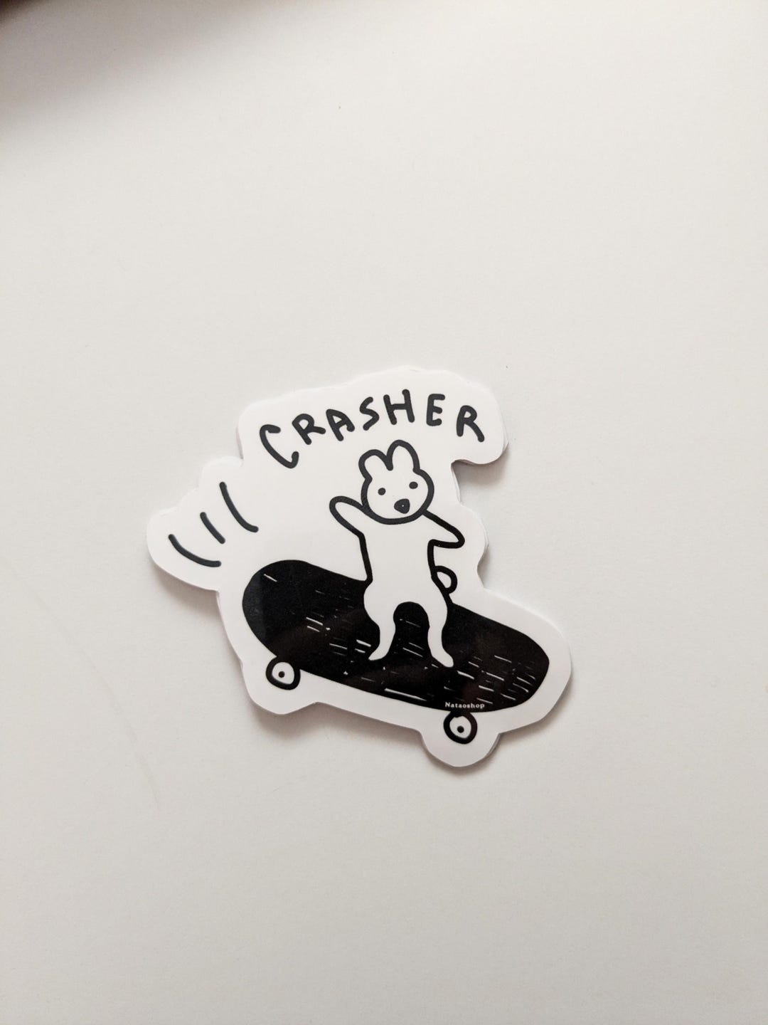Crasher Bunny Sticker - Etsy