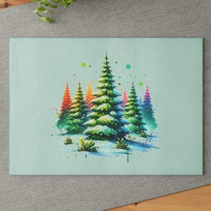 Glass Cutting Board Christmas Gift for Her Kitchen Accessories Gift For Chef Gift For New Homeowner