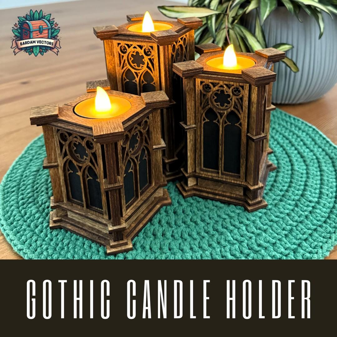 Gothic candle holder - Etsy 日本