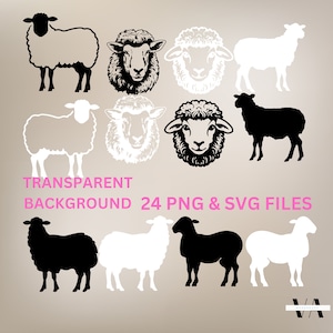 Clipart di pecora, pecora in formato SVG, png di pecora, agnello png, agnello in formato SVG, clipart di agnello, sagoma di pecora, sagoma di agnello, clipart png trasparente in formato SVG Cricut