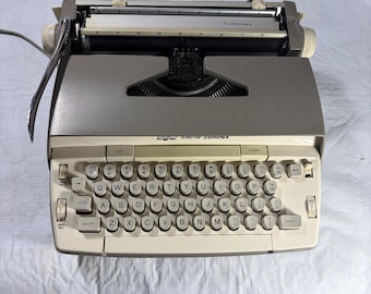 Smith Corona Elektrische Tragbare Schreibmaschine mit Koffer