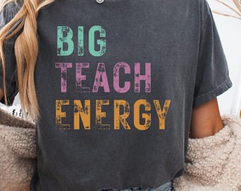 Erster Tag Energie, glücklicher erster Tag Shirt, erster Tag Lehrer T-Shirt, Zurück zu Schul-T-Shirts, 1