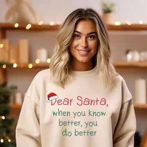 Funny Christmas Shirt for Kids, Dear Santa, Matching Christmas Shirts Dear Santa Custom Sweatshirt