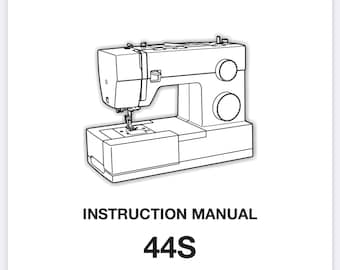SINGER 44S Instruction Manual Sewing Machine in English Espanol et Francais Digital Download