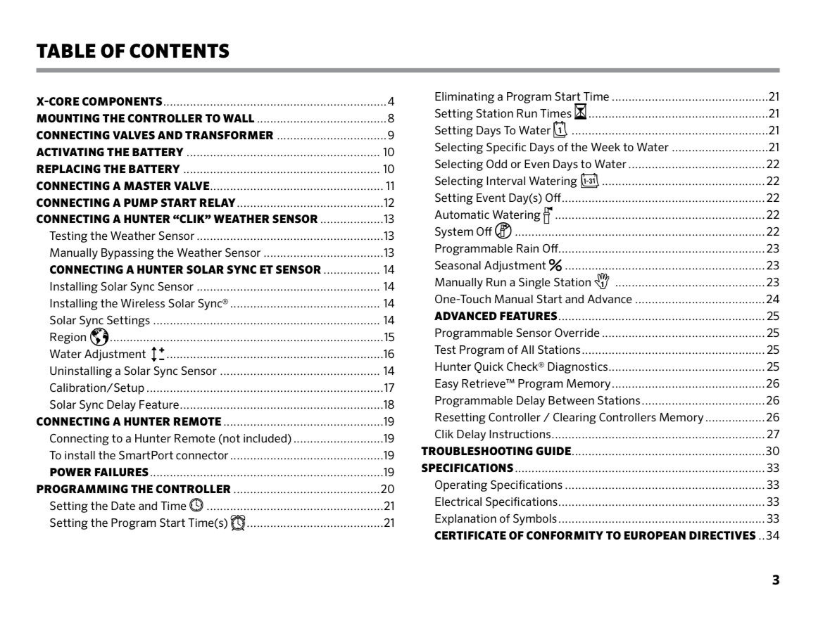 PDF Digital Download Hunter Xcore Owners Manual and Programming