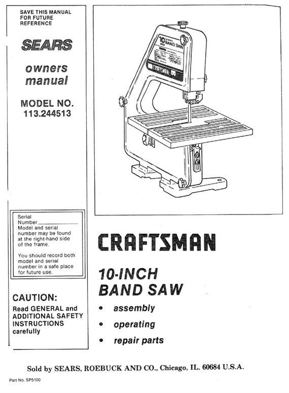 CRAFTSMAN 113.244513 10