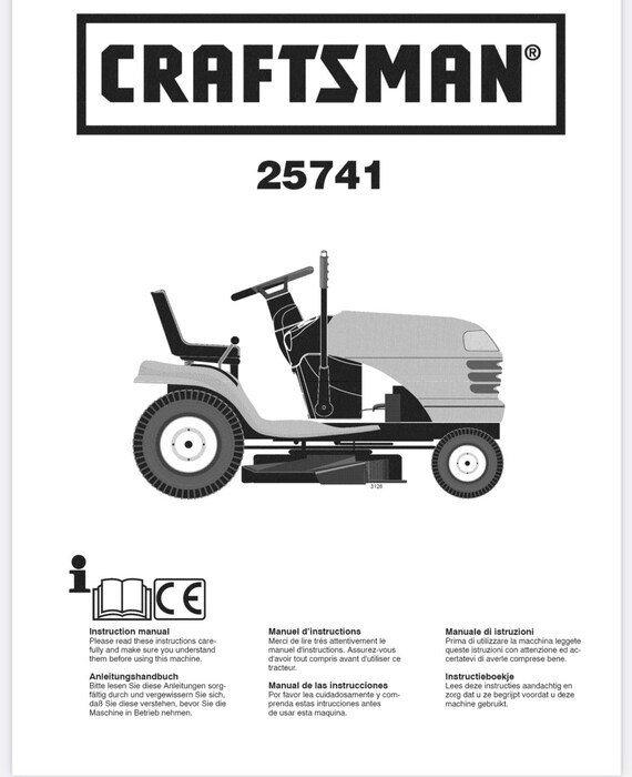 Sears ST16 Garden Tractor Operator Service Parts