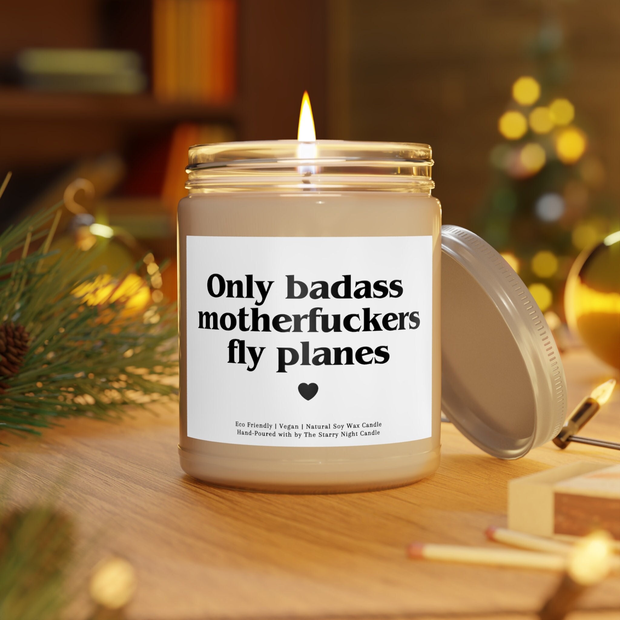 NEW AIRPLANE SMELL Leather & Freedom: Airplane Candle, Scented Candle,  Pilot Decor 