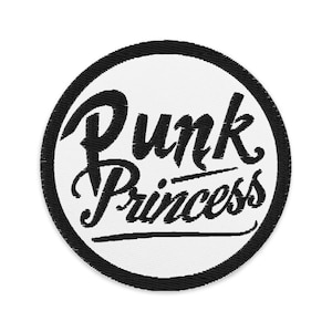 Punk Princess Embroidered patches