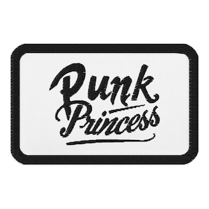 Punk Princess Embroidered patches