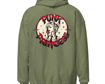 Bluza z kapturem unisex Punk Princess