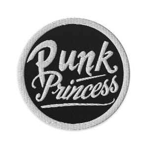 Punk Princess Embroidered patches