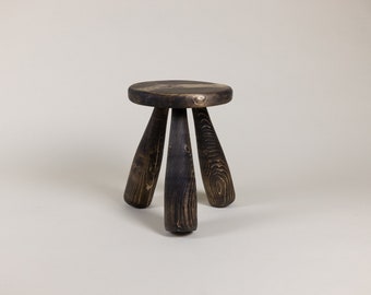 Three Legged Club Foot Stool