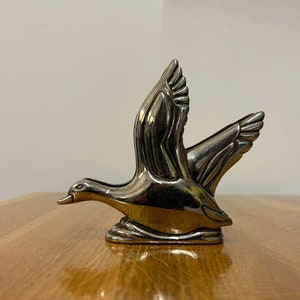 Porta tovaglioli vintage a forma di oche, porta lettere, oche in metallo argentato, decorazioni per scrivania, decorazioni per la tavola, accessori da collezione per la cucina.