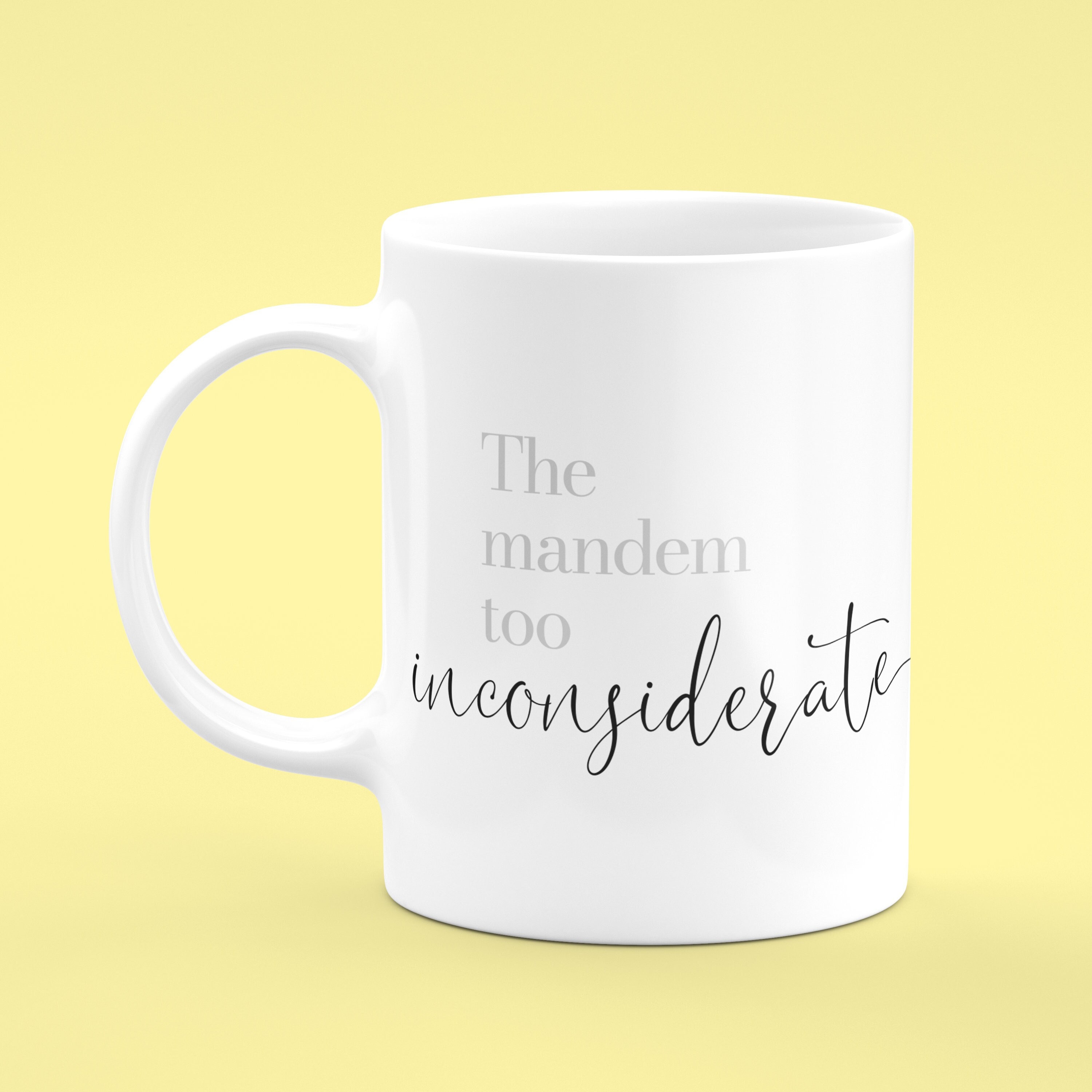 Central Cee x Dave - Sprinter lyric mug  |  the mandem too inconsiderate