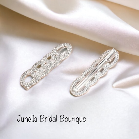 Diamond hair clips deals