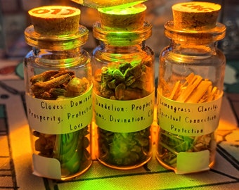 Herbs Labeled With Properties