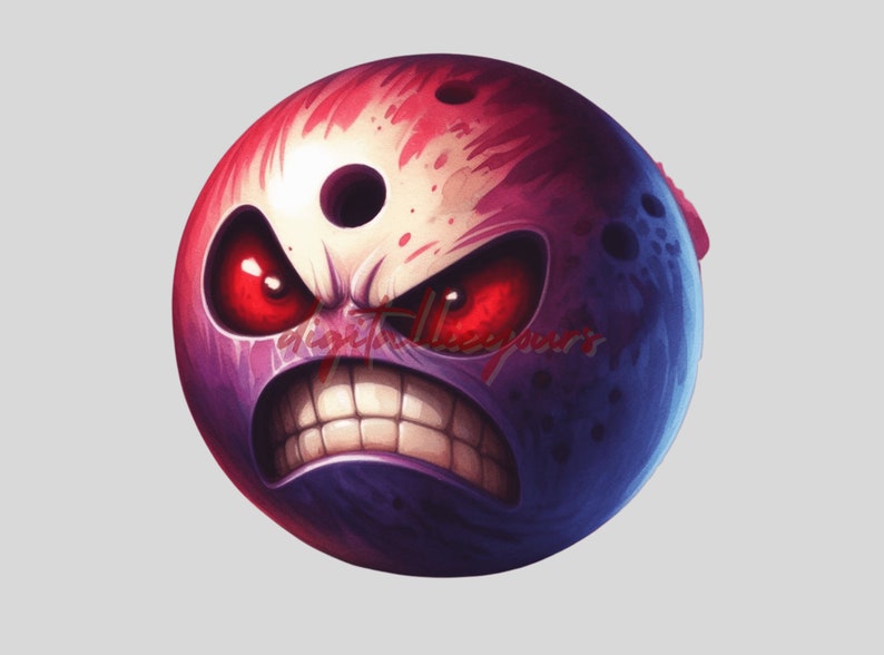 Angry Bowling Ball Png,angry Bowling Ball Clip Art,angry Bowling Ball
