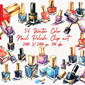 nail polish watercolor clip art,nail polish clip art,nail polish clipart,manicure clip art,manicure clipart, makeup clipart, makeup clip art