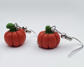 Tiny Pumpkin Earrings