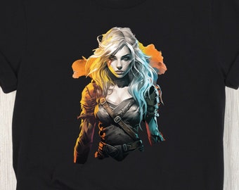 Female Half Elf Rogue Human Halfling Ranger Fighter Druid DnD Character Tshirt D&D Shirt Dungeons and Dragons Clothing D and D Player Gift