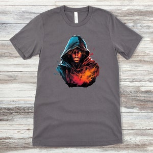 Male Human Rogue Half-Elf Halfling Wizard Ranger Warlock DnD Character Tshirt D&D Shirt Dungeons and Dragons Clothing D and D Player Gift image 7