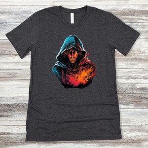 Male Human Rogue Half-Elf Halfling Wizard Ranger Warlock DnD Character Tshirt D&D Shirt Dungeons and Dragons Clothing D and D Player Gift image 3