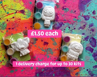 Island Girl and friends paint party favours craft activity kit