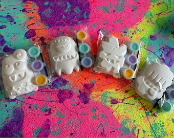 Monster paint your own party favours