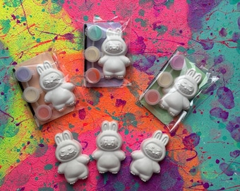 Little monster figure paint kit Party Favors craft activity kit