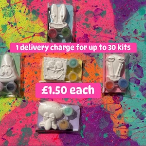 Bobby and Friends plaster paint kit Party Favour