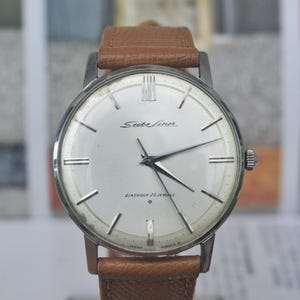 Rare Vintage 60&#39;s Seiko Liner SD Dial J15001E Men&#39;s Japan Handwind Watch