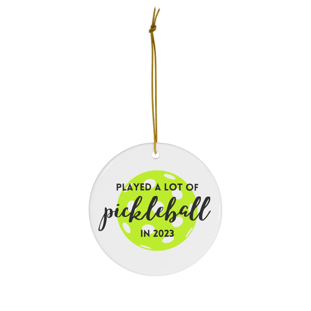 Pickleball Christmas Pickleball Ornament Pickleball Gift Etsy