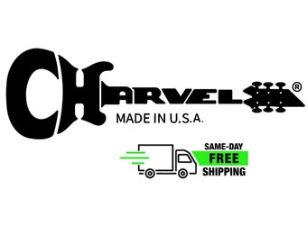 Charvel Warmoth-stickers Multi-pack gitaarstickers met ultrahoge resolutie NIEUW