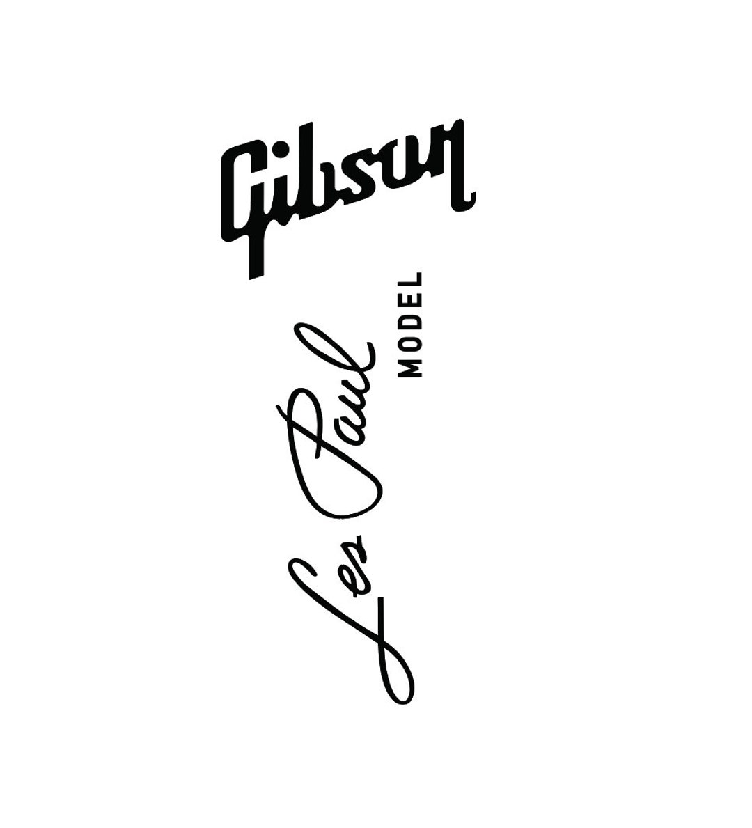Gibson Headstock Decals for Guitars Solid Gold Silver Black NEW - Etsy