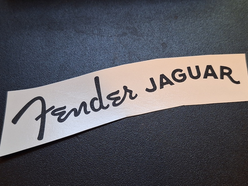 2pack Jaguar Headstock Decal 70s Ultrahires Fender Style NEW Etsy