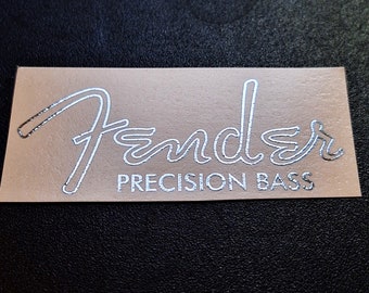 Precision Bass Decal Fender Style Headstock Waterslide Ultra-hi-res NEW