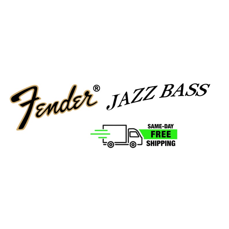 Upgrade your Fender Jazz Bass with our high quality durable waterslide headstock decal. You will be the envy of your whole band with this sticker on your bass. Show off to the audience with your authentic, EPIC WIN Jazz Bass Fender waterslide decal.