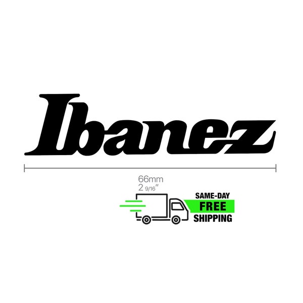 2-Pack Ibanez Decal Ultra-hi-res Waterslide Decal NEW