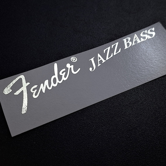 2-Pack Jazz Bass Decal Fender Bass Waterslide Transfer Ultra-hi-res NEW Made In USA