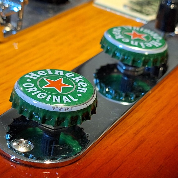 Bottle Cap Guitar Knob 2-Pack Custom (6mm)