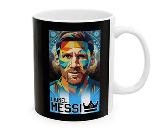 Lionel Messi World Cup Champion Mug, Soccer Fan Gift