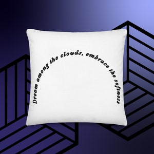 Almofada de decoração de casa,Almofada branca com frase em inglês ,casa ,sala ,quarto