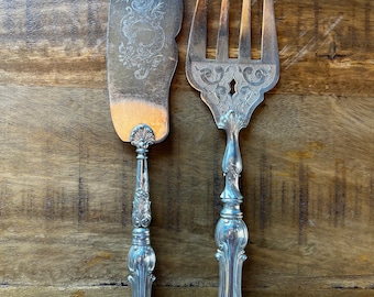 Rare vintage WMF fish serving cutlery